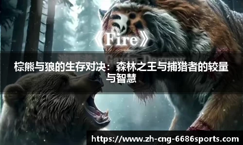 棕熊与狼的生存对决：森林之王与捕猎者的较量与智慧